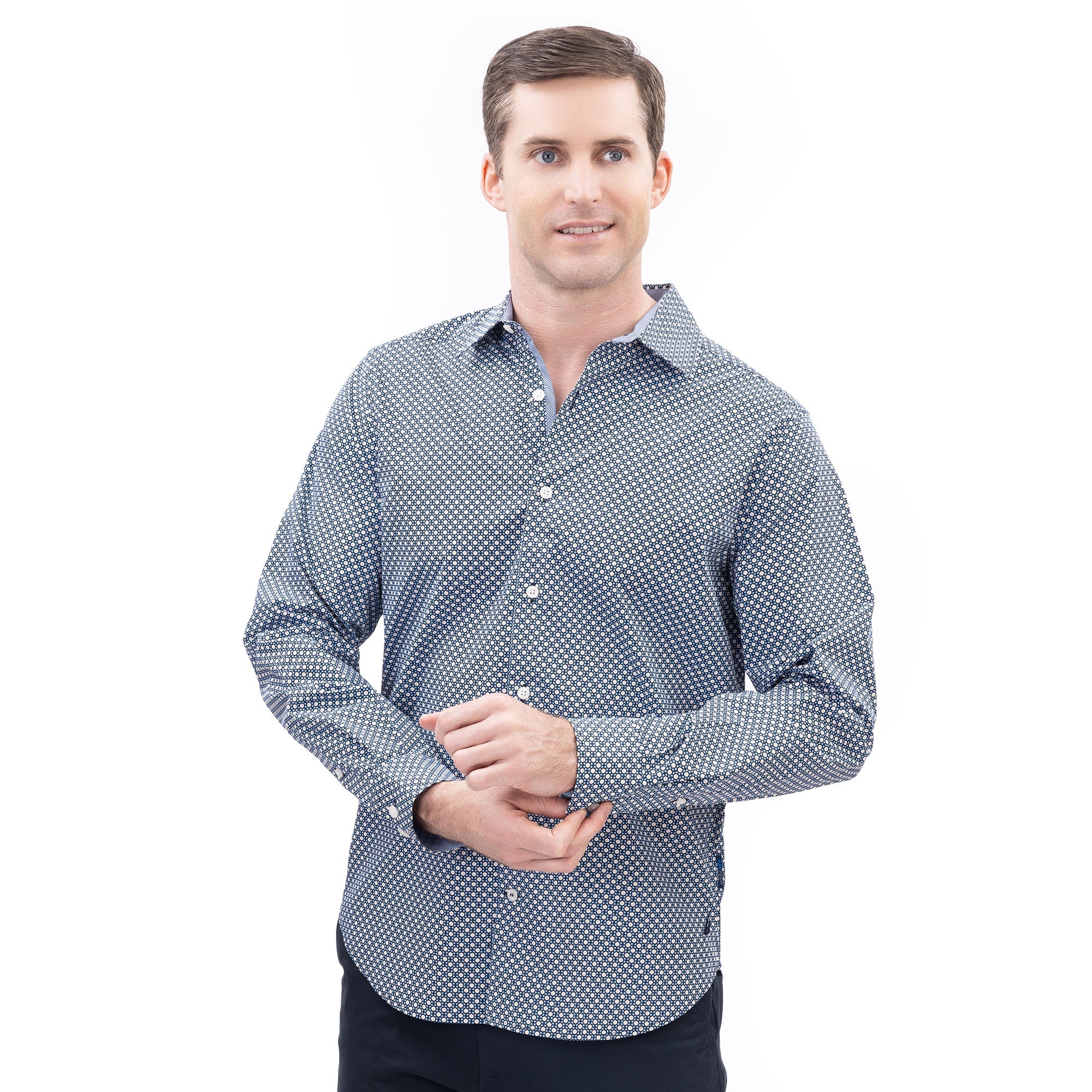 CAMISA M/L DE HOMBRE