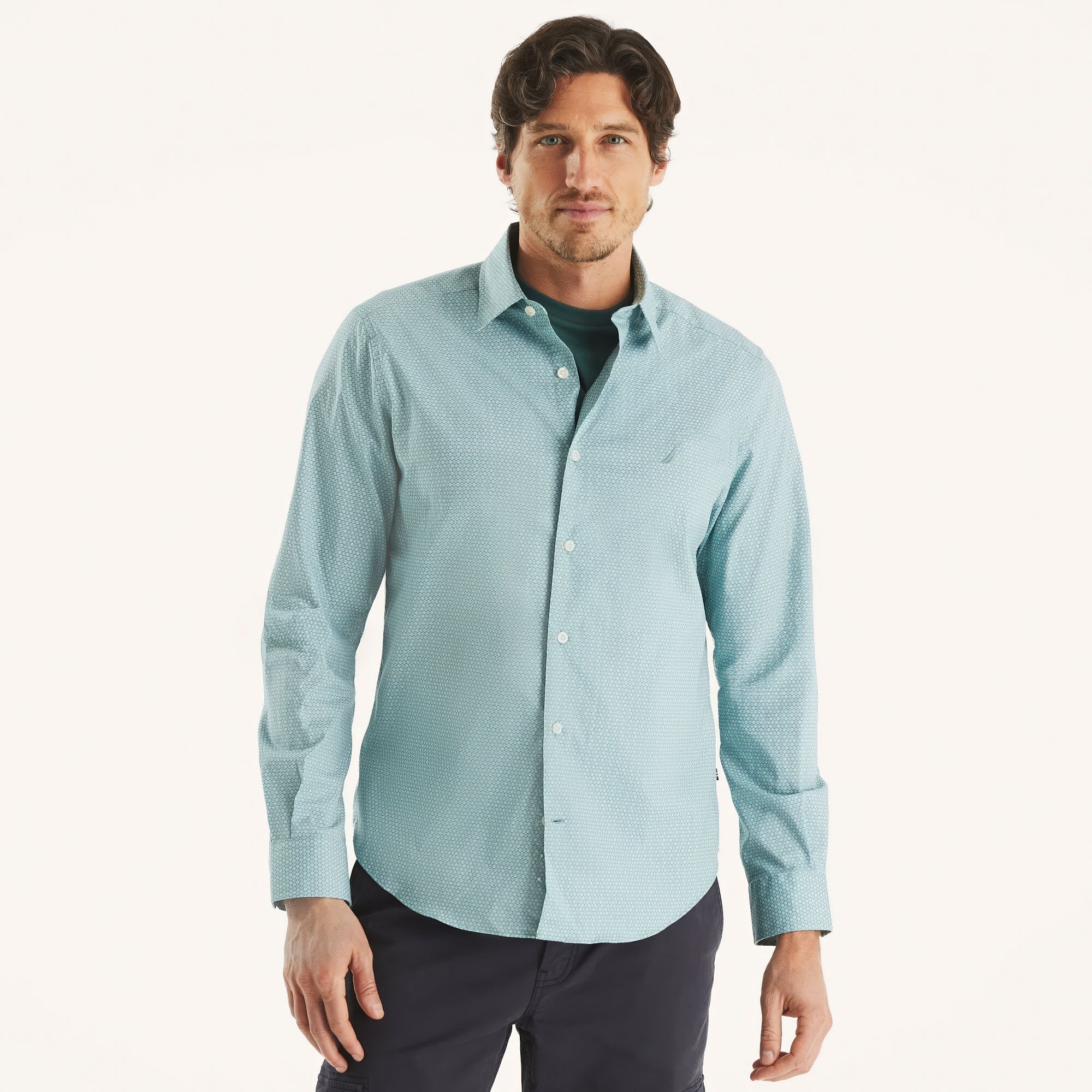 CAMISA M/L DE HOMBRE