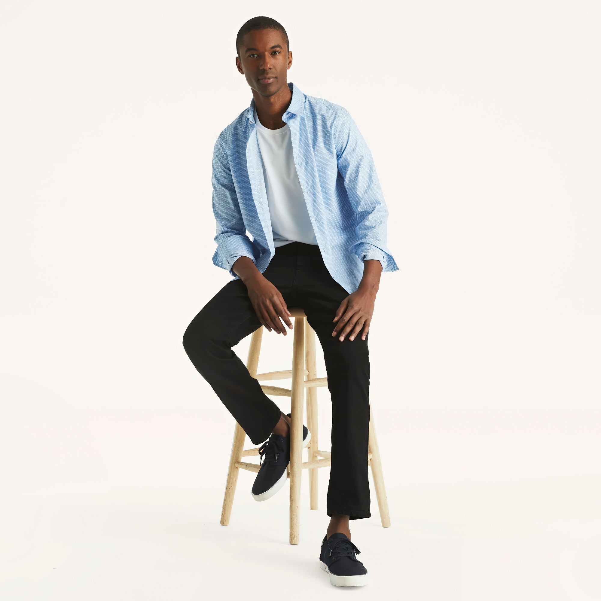 CAMISA M/L DE HOMBRE