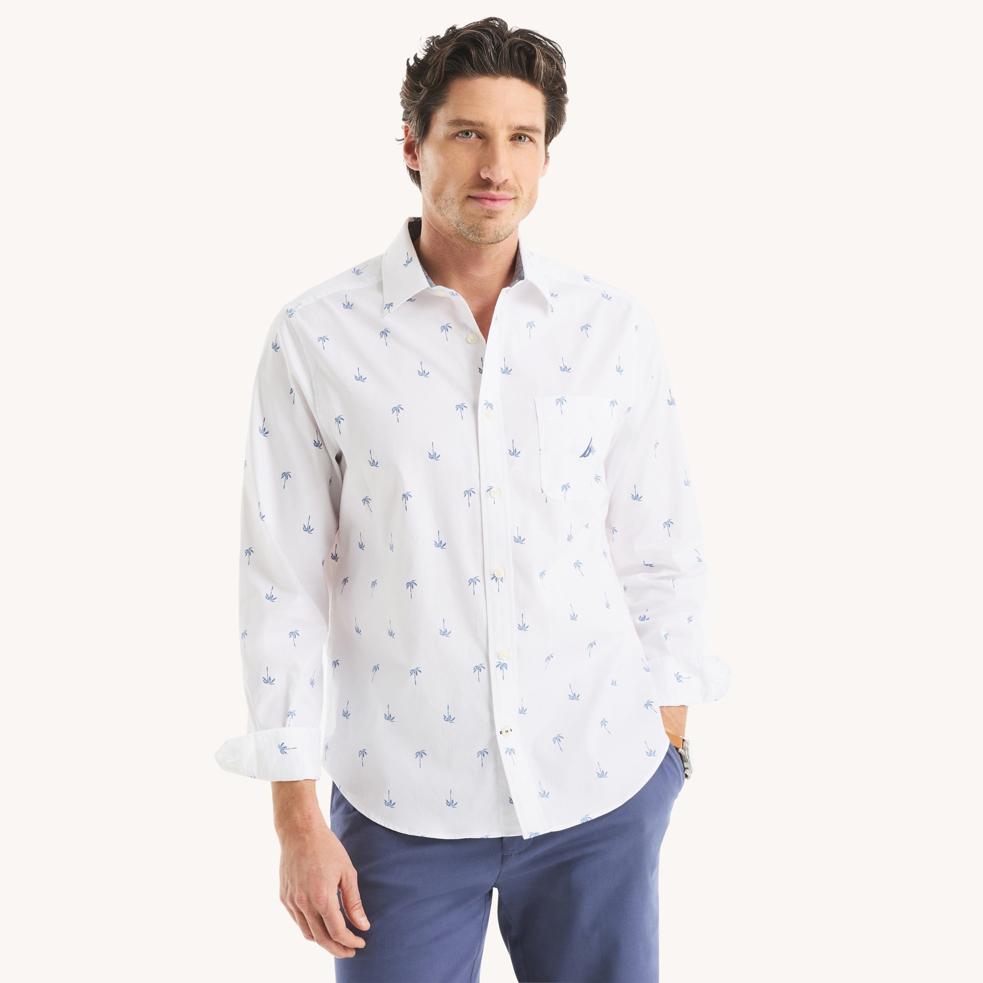 CAMISA M/L DE HOMBRE