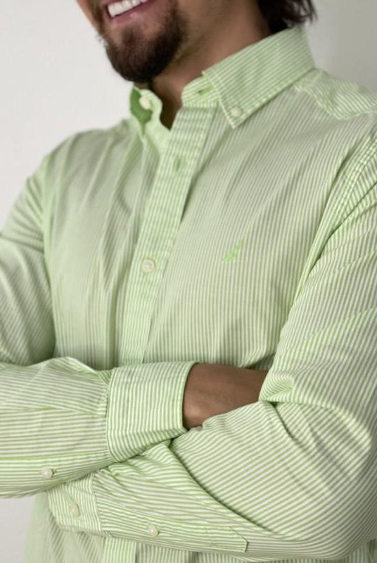 CAMISA MANGA LARGA DE HOMBRE - S / ROJO - CAMISA MANGA LARGA DE HOMBRE
