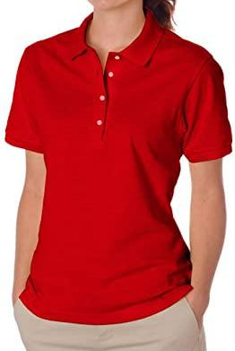 POLO DE DAMA - XS / ROJO - POLO DE DAMA