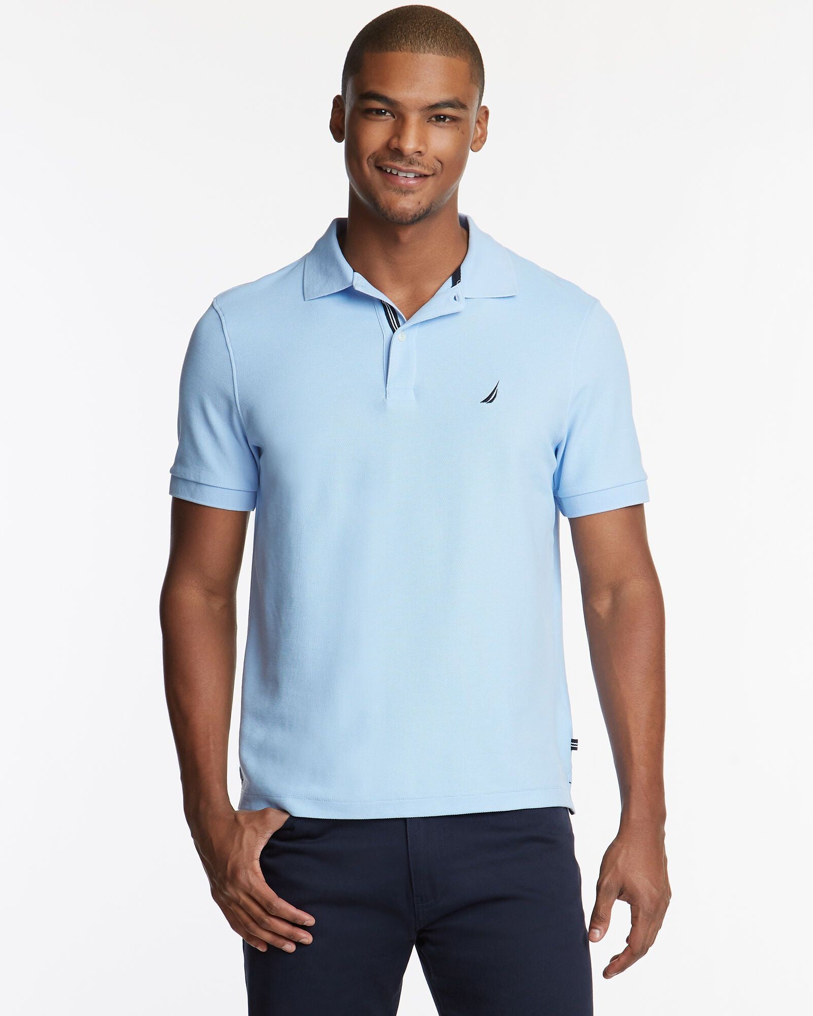 POLO DE HOMBRE CLASSIC FIT - S / NEGRO - POLO DE HOMBRE