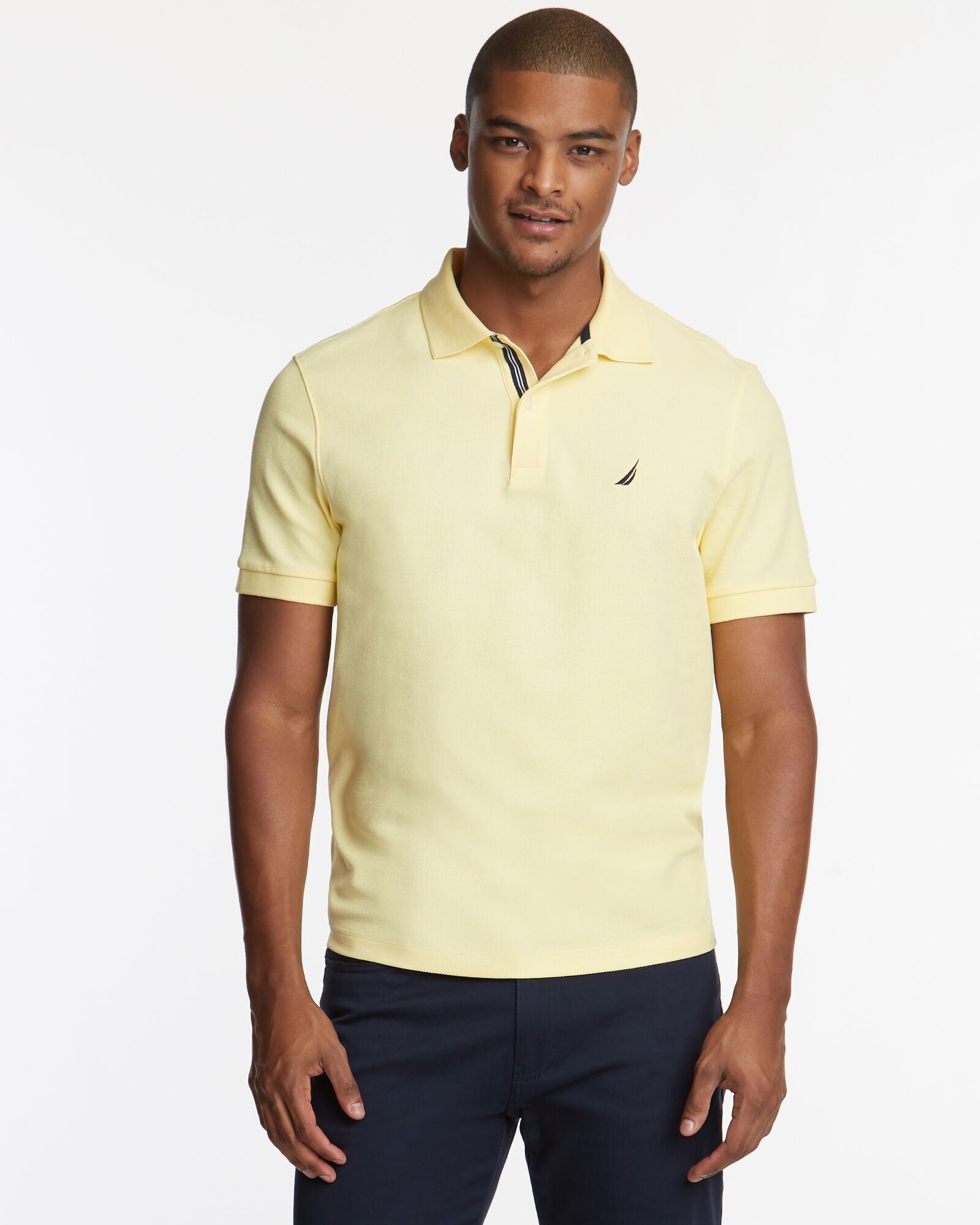 POLO DE HOMBRE CLASSIC FIT - S / AMARILLO - POLO DE HOMBRE