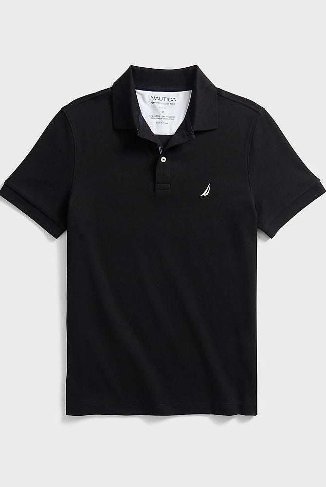POLO PIQUE SLIM FIT - S / NEGRO - POLO DE HOMBRE