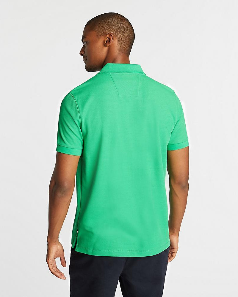 POLO PIQUE SLIM FIT - S / ROJO OSCURO - POLO DE HOMBRE