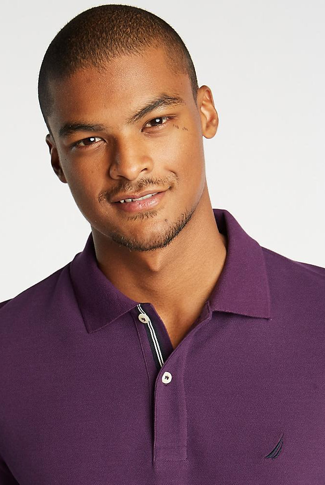 POLO PIQUE SLIM FIT - S / AZUL - POLO DE HOMBRE