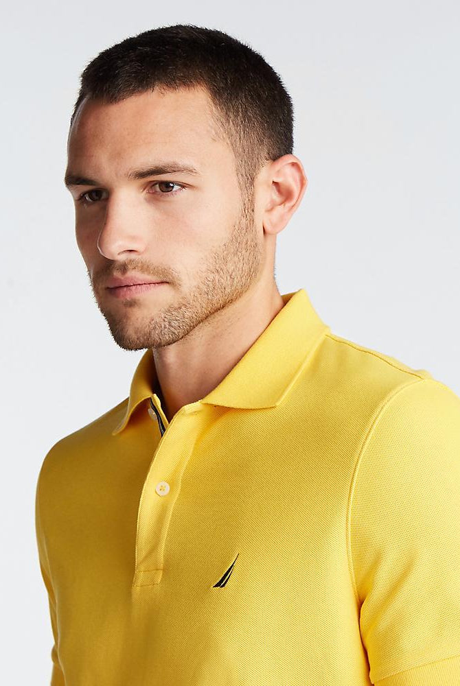 POLO PIQUE SLIM FIT - S / VERDE - POLO DE HOMBRE