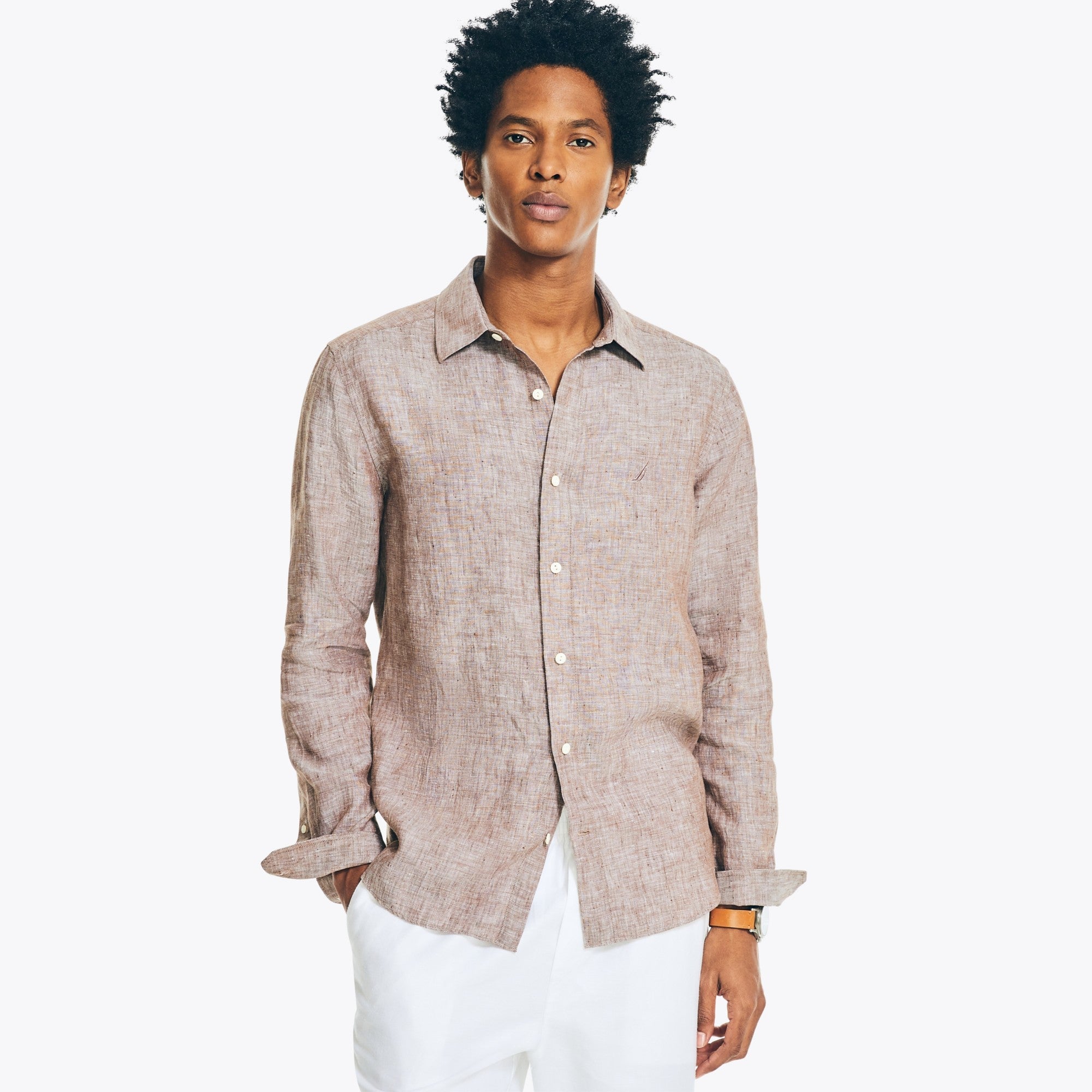 CAMISA M/L DE HOMBRE