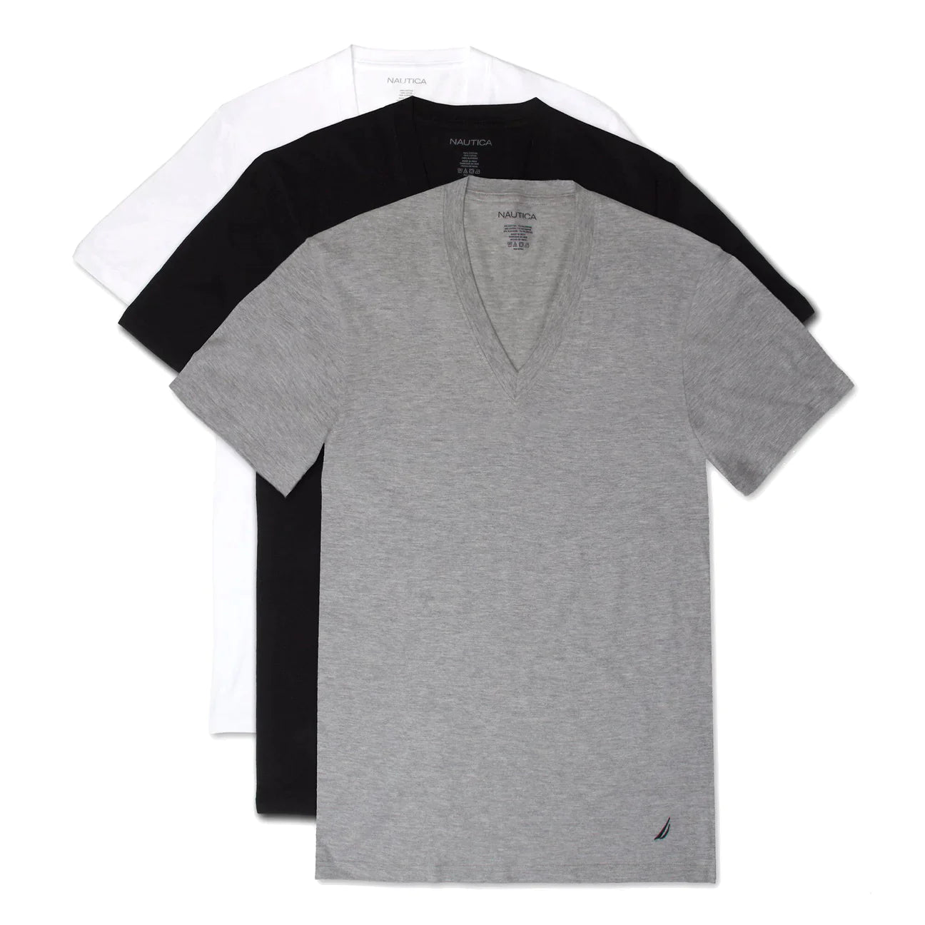 3PK CAMISETA INTERIOR CUELLO "V"