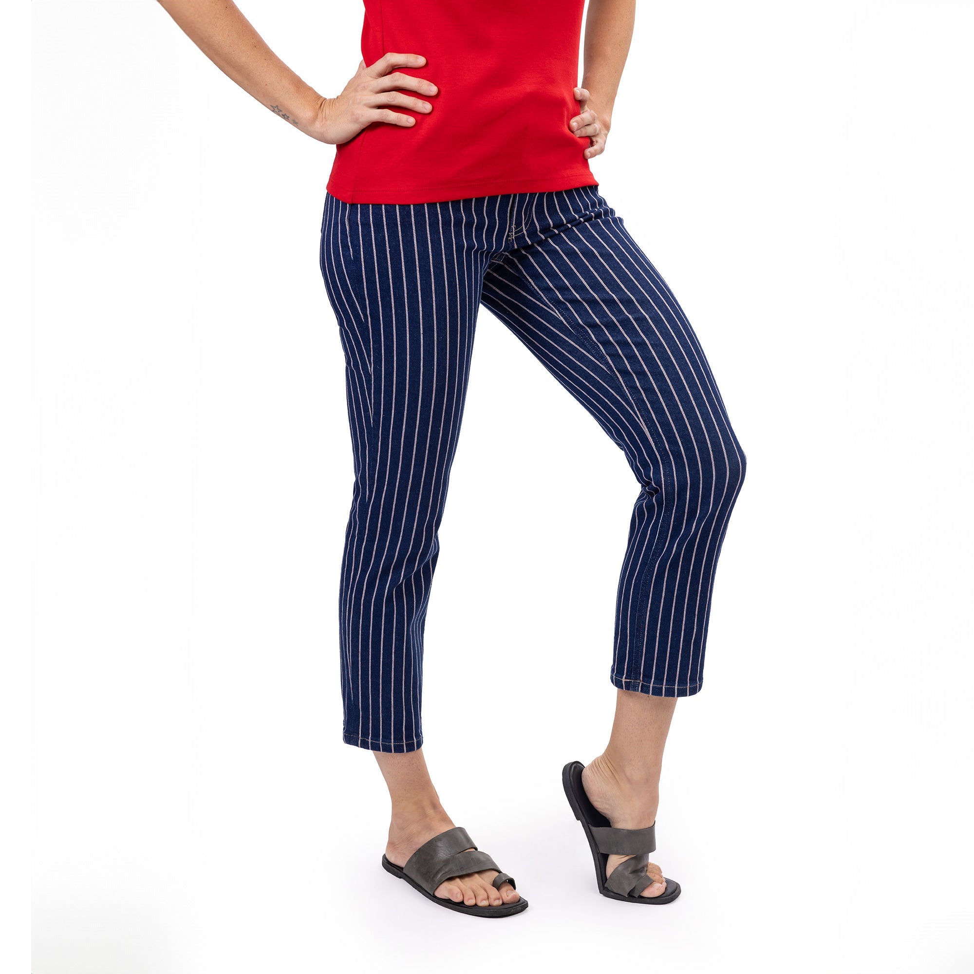 PANTALON DE MEZCLILLA T/PLANO DE DAMA