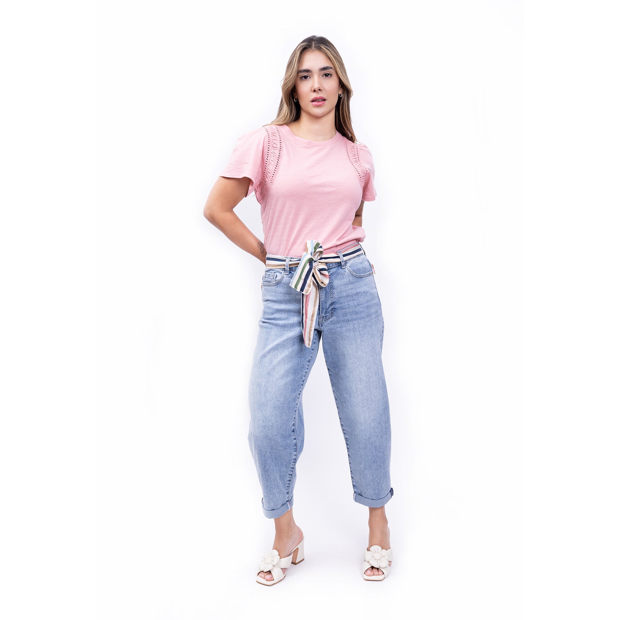 PANTALON DE MEZCLILLA T/PLANO DE DAMA