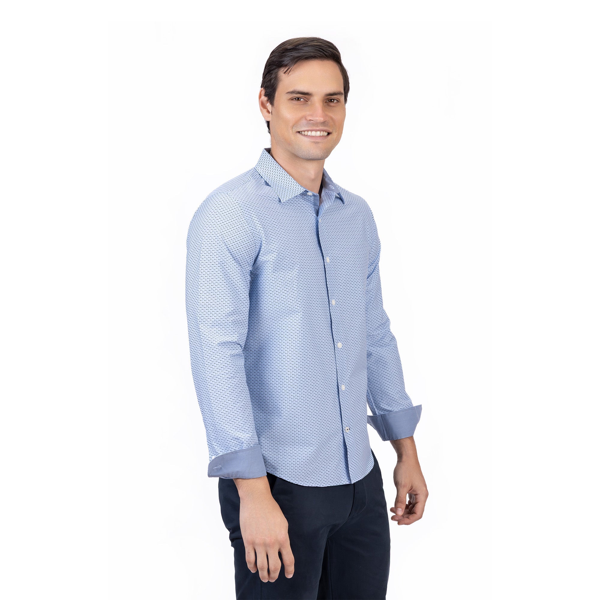 CAMISA M/L DE HOMBRE