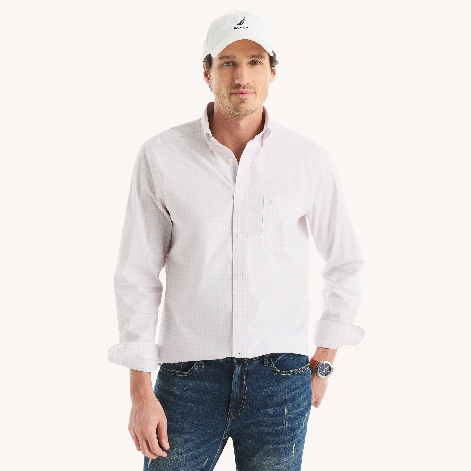 CAMISA M/L DE HOMBRE