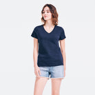 T-SHIRT DE DAMA - XS / AZUL - T-SHIRT DE DAMA