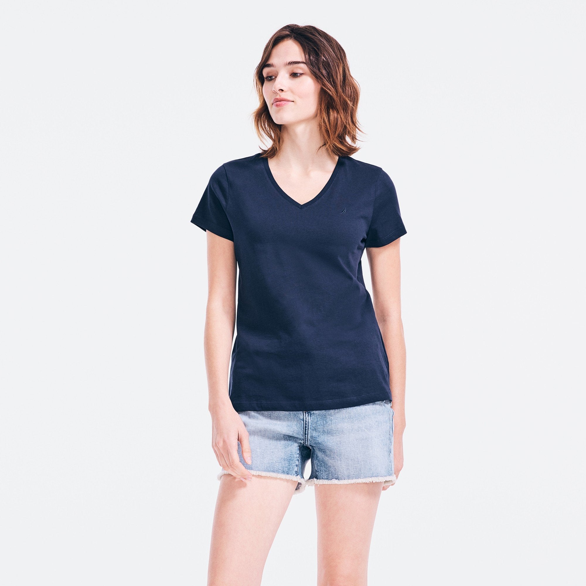 T-SHIRT DE DAMA - XS / AZUL - T-SHIRT DE DAMA