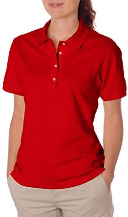 POLO DE DAMA - XS / ROJO - POLO DE DAMA