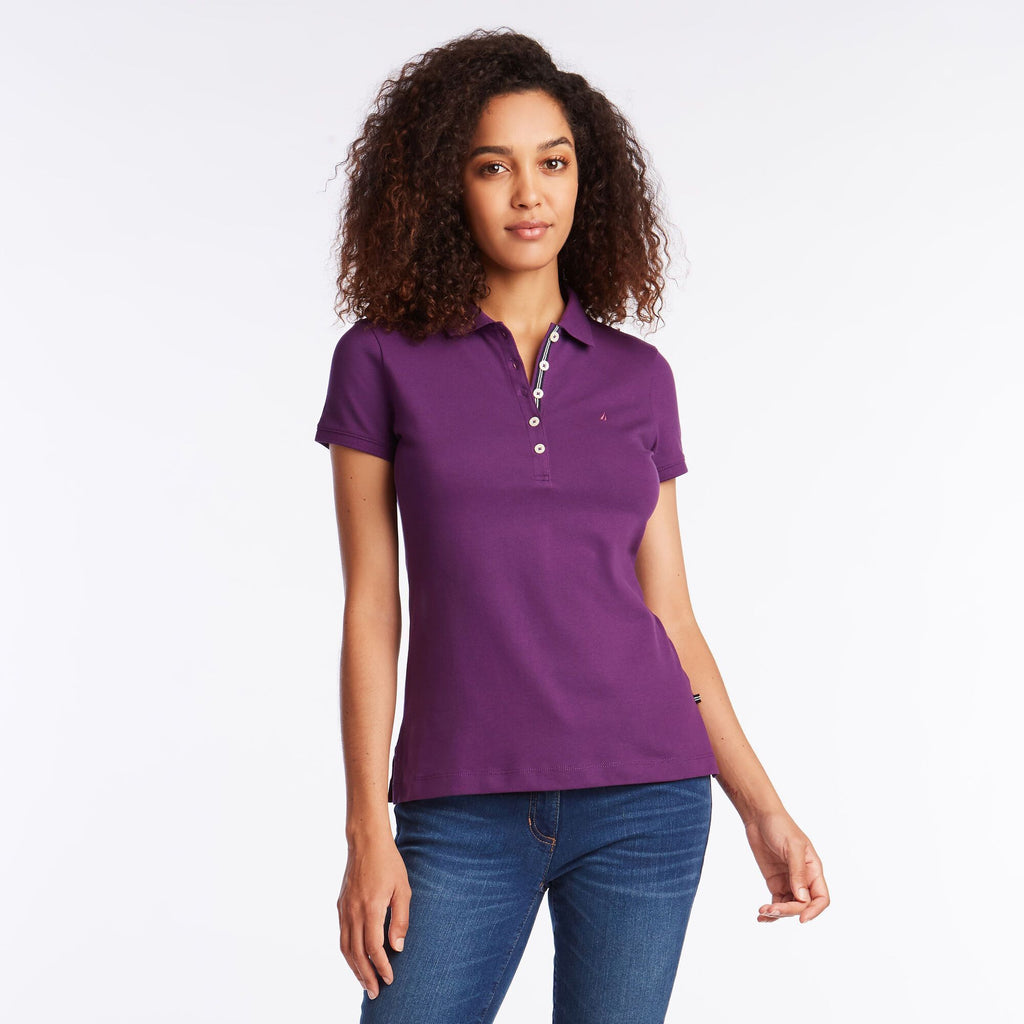 POLO DE DAMA - S / MORADO - POLO DE DAMA