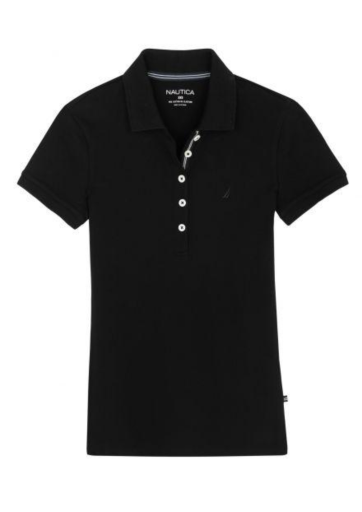 POLO DE DAMA - XS / NEGRO - POLO DE DAMA