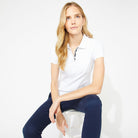 POLO DE DAMA - XS / BLANCO - POLO DE DAMA