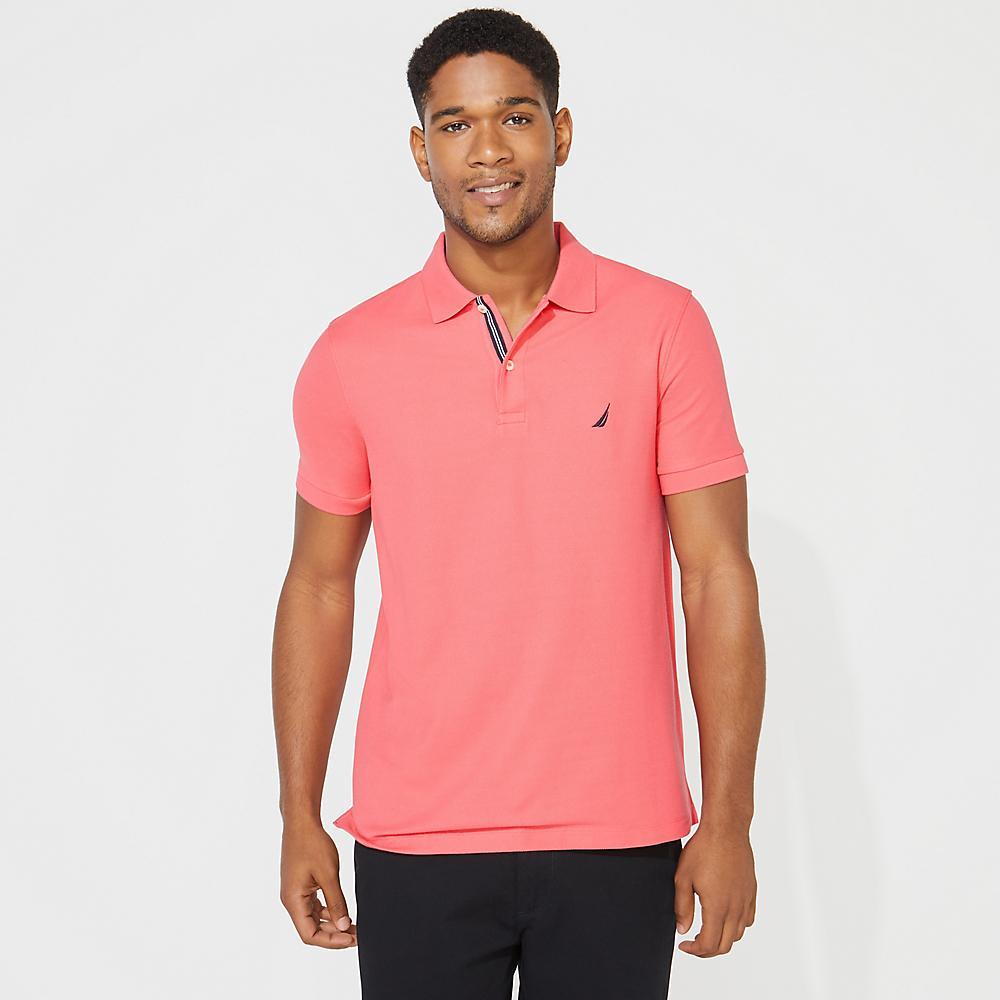 POLO PIQUE SLIM FIT - S / ROSADO - POLO DE HOMBRE