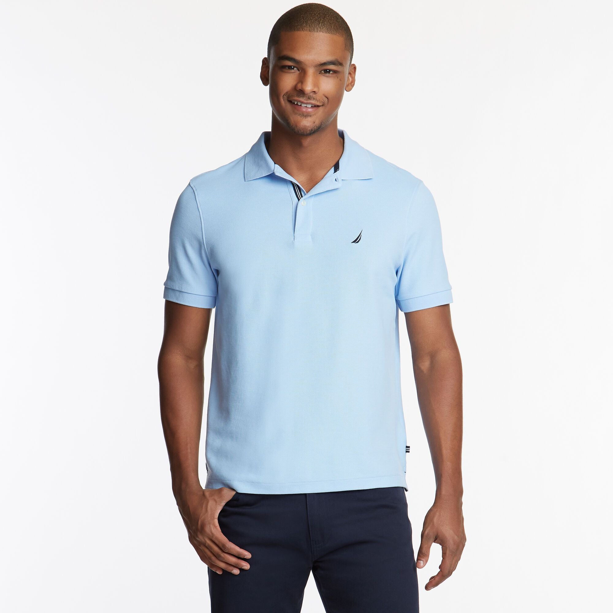 POLO DE HOMBRE CLASSIC FIT - S / NEGRO - POLO DE HOMBRE