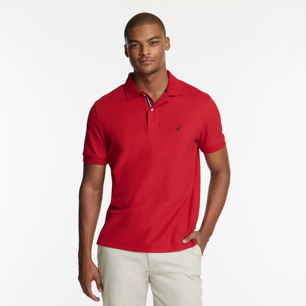 POLO DE HOMBRE CLASSIC FIT - S / ROJO - POLO DE HOMBRE