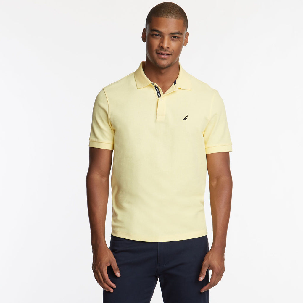 POLO DE HOMBRE CLASSIC FIT - S / AMARILLO - POLO DE HOMBRE