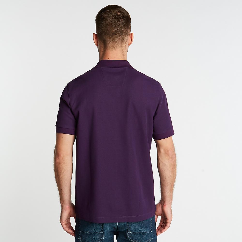 POLO PIQUE CLASSIC FIT - S / MORADO - POLO DE HOMBRE