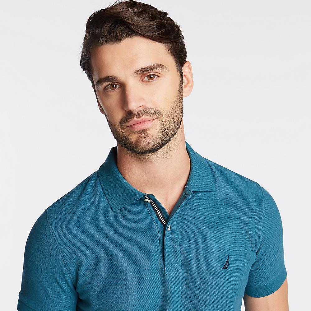 POLO PIQUE SLIM FIT - S / MORADO CLARO - POLO DE HOMBRE