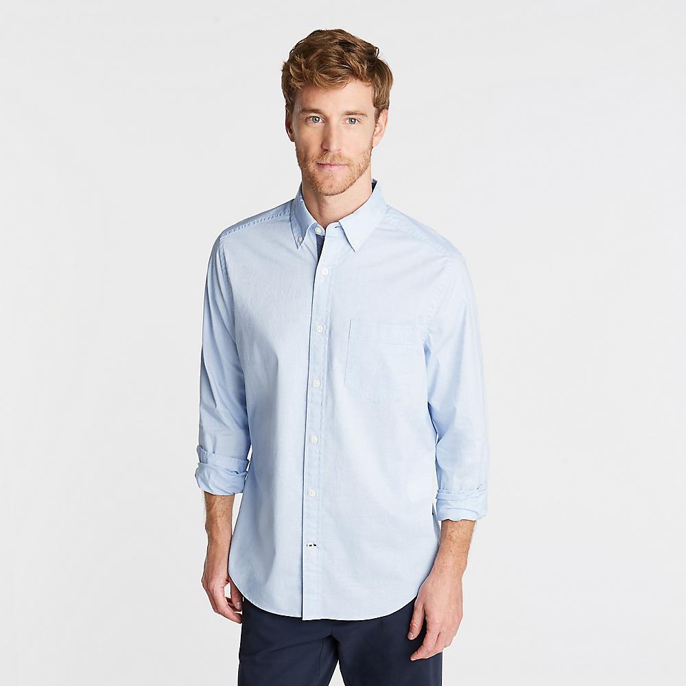 CAMISA MANGA LARGA DE HOMBRE - S / CELESTE - CAMISA MANGA LARGA DE HOMBRE